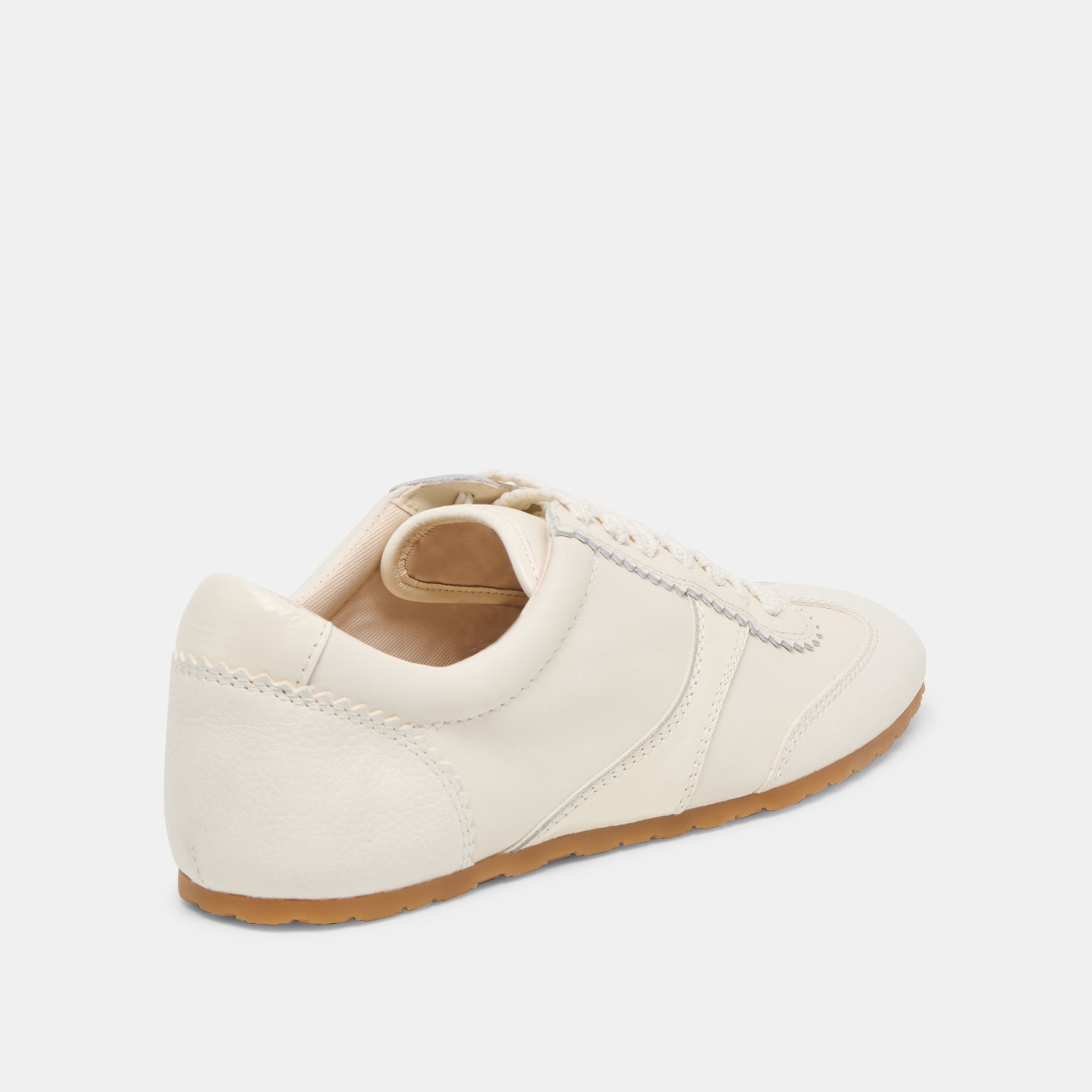 Dorie White Leather Sneakers / Dolce Vita