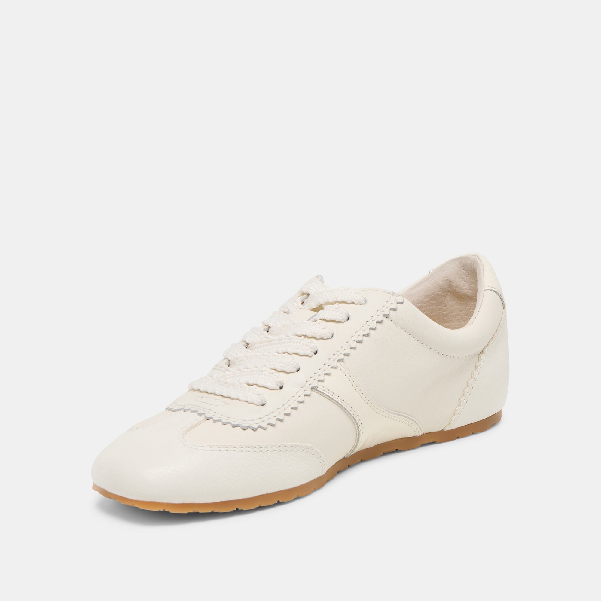 Dorie White Leather Sneakers / Dolce Vita