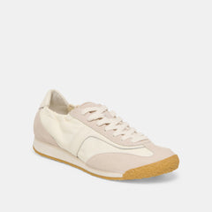 Sariya White Nylon Sneakers / Dolce Vita
