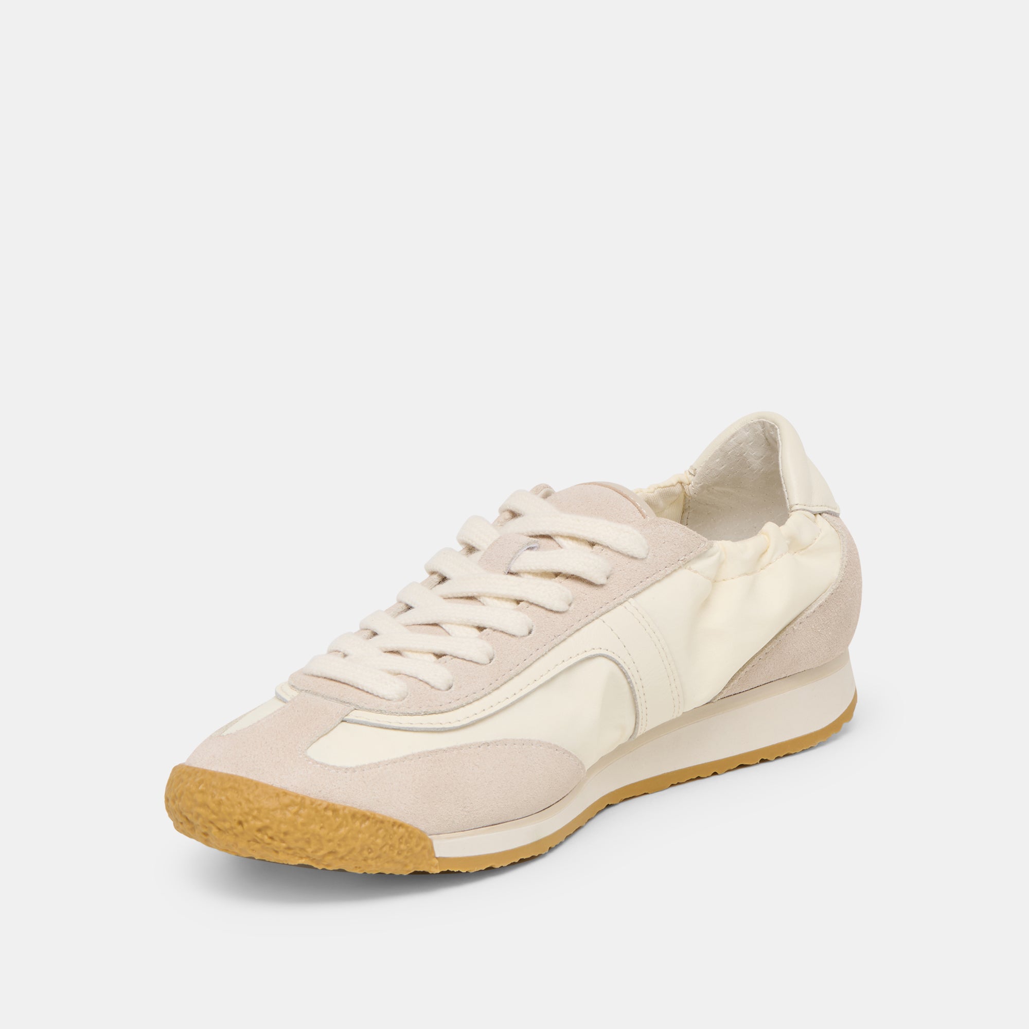 Sariya White Nylon Sneakers / Dolce Vita