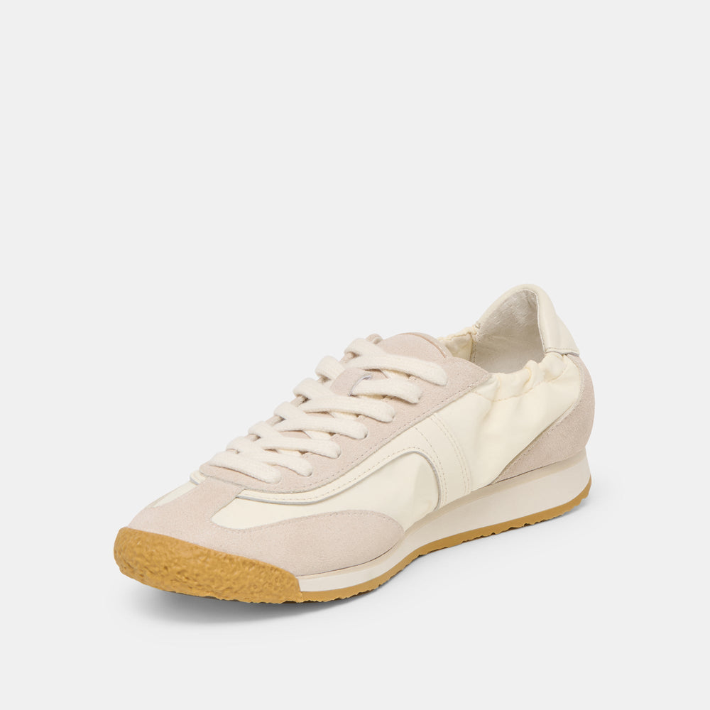 Sariya White Nylon Sneakers / Dolce Vita