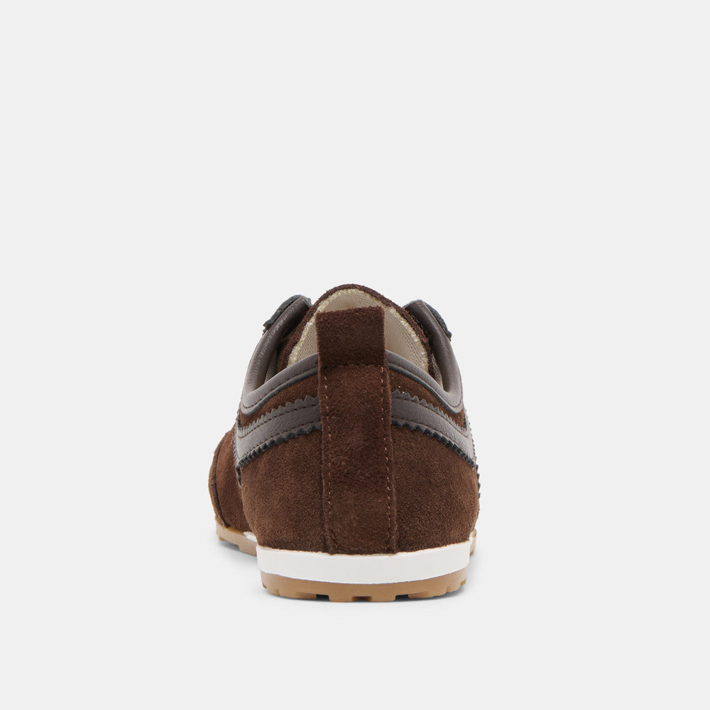 Viper Dk Brown Suede Sneakers / Dolce Vita