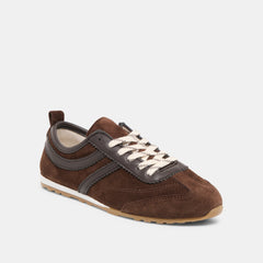 Viper Dk Brown Suede Sneakers / Dolce Vita