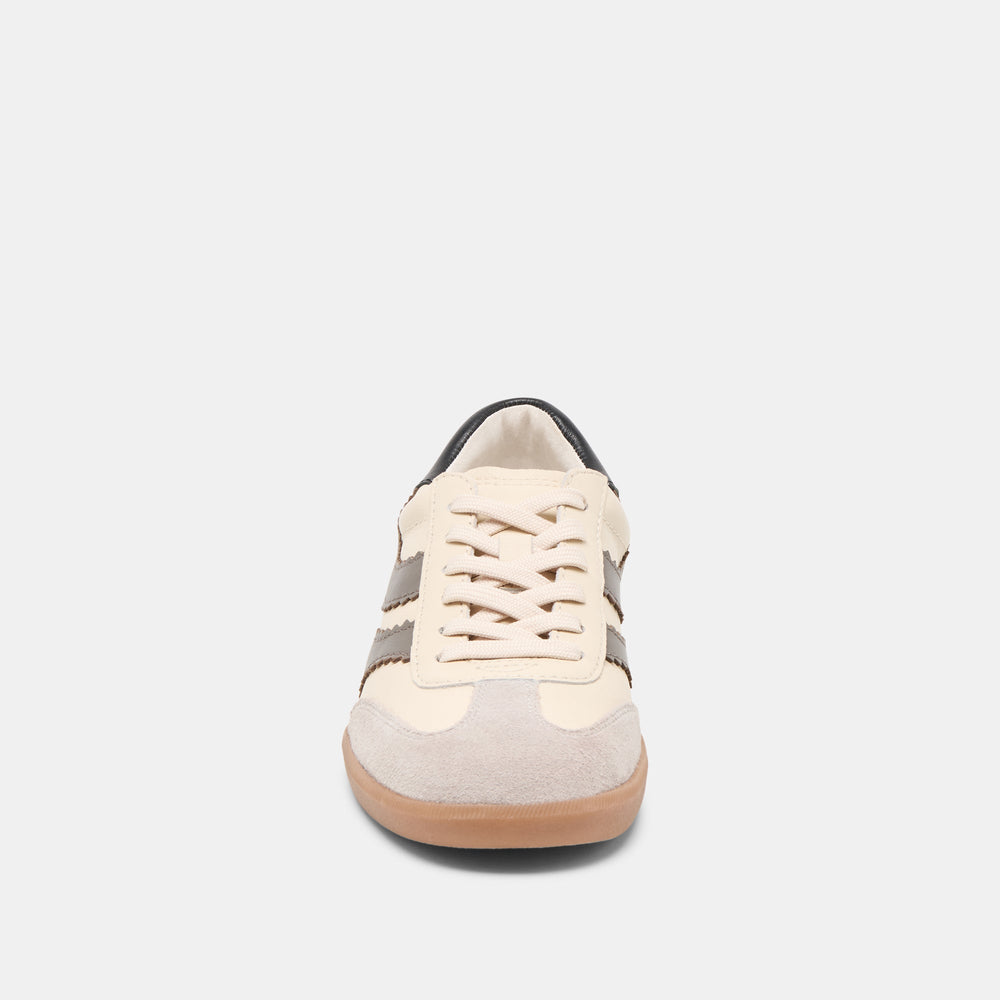Merit White Grey Leather Sneakers / Dolce Vita