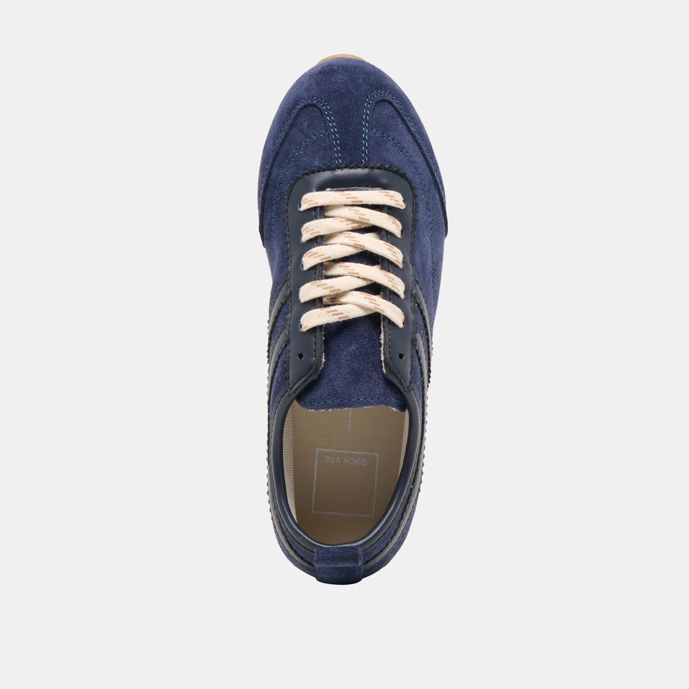 Viper Navy Suede Sneakers / Dolce Vita