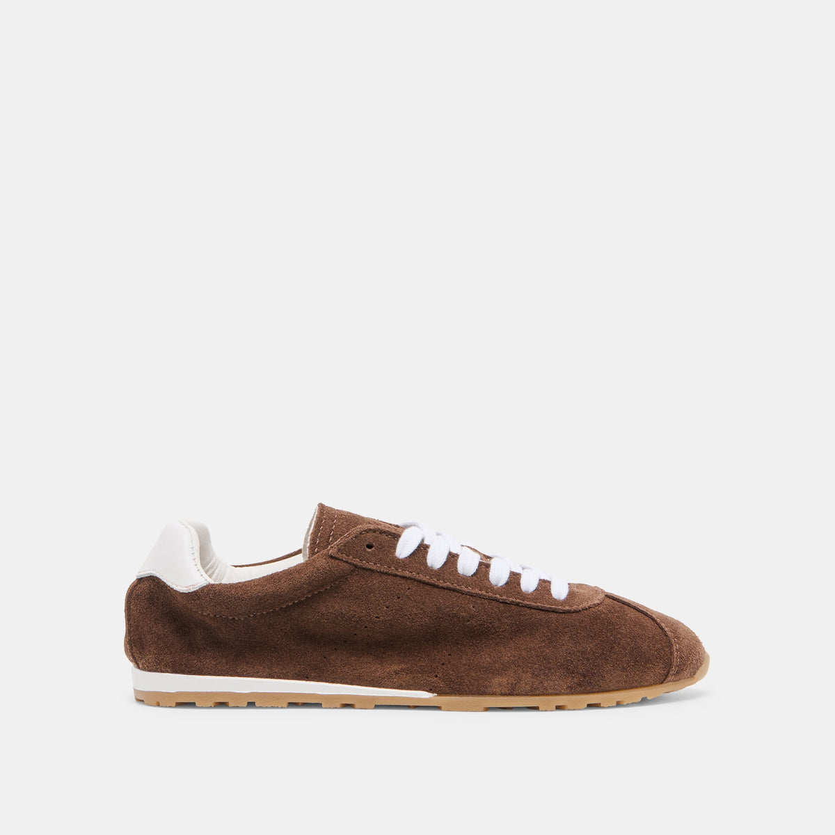 Serina Dk Brown Suede Sneakers / Dolce Vita