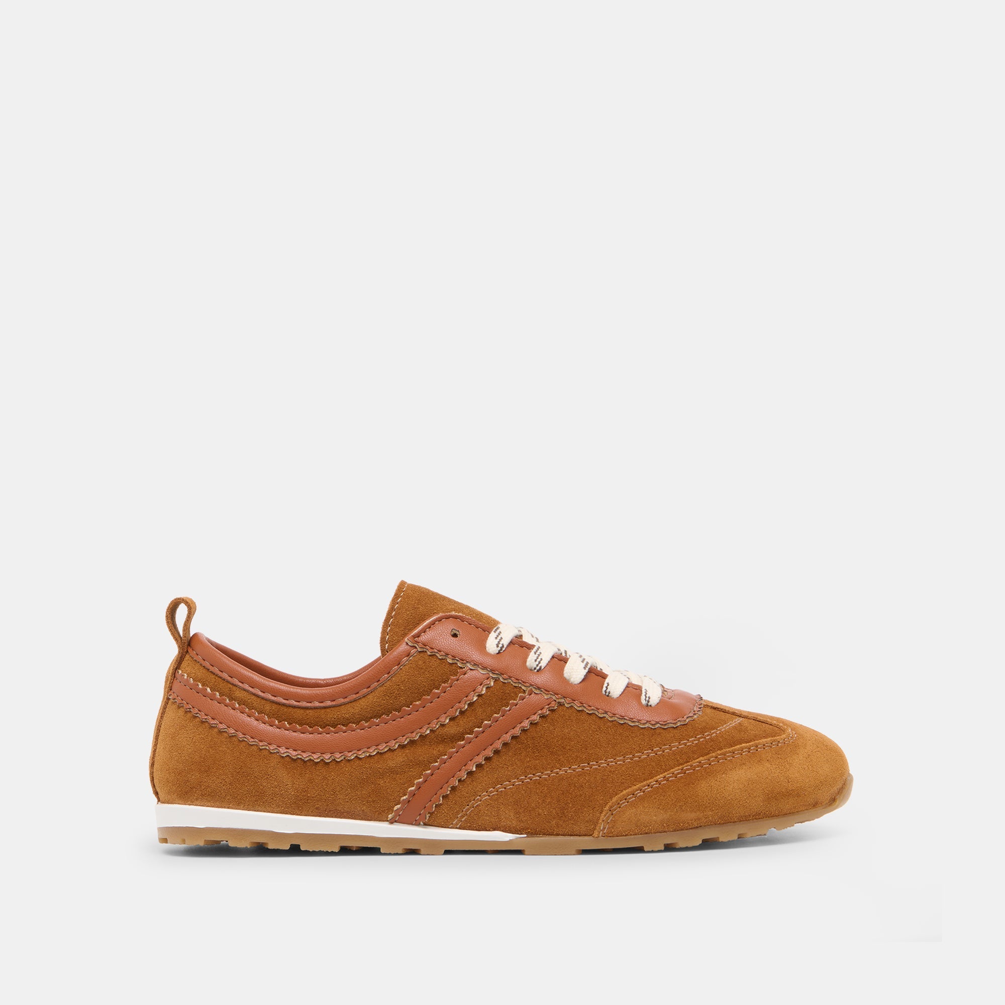 Viper Cognac Suede Sneakers / Dolce Vita