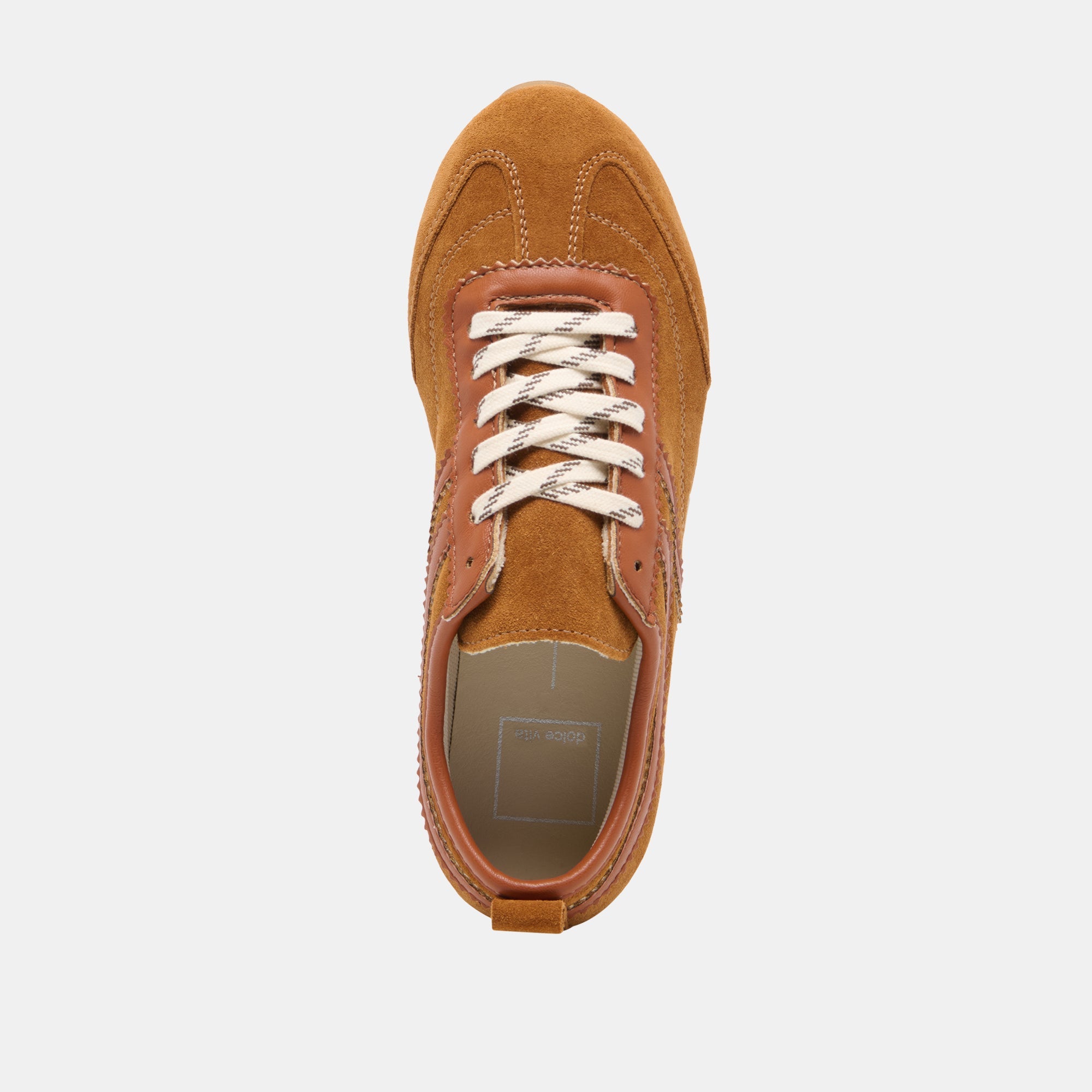 Viper Cognac Suede Sneakers / Dolce Vita