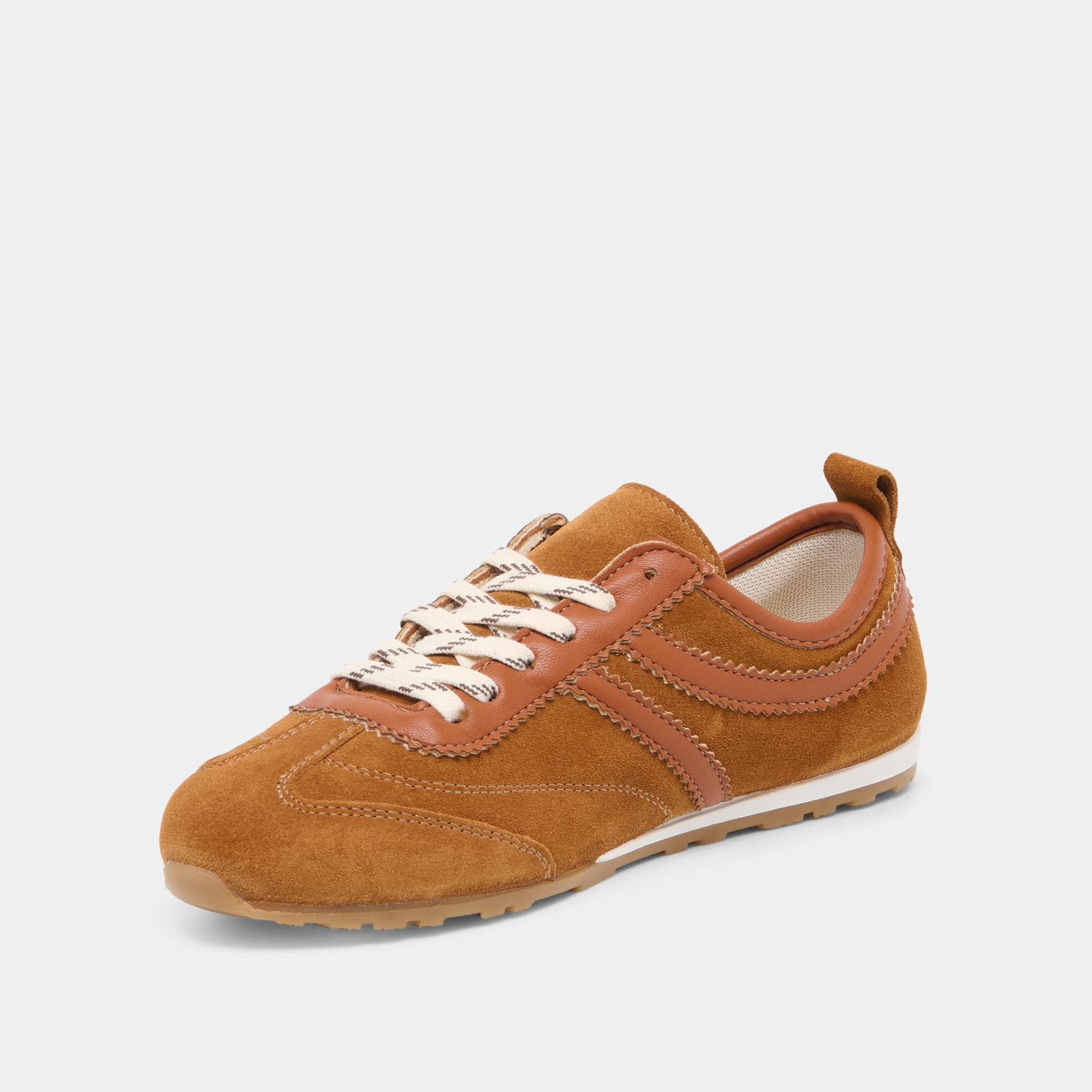Viper Cognac Suede Sneakers / Dolce Vita