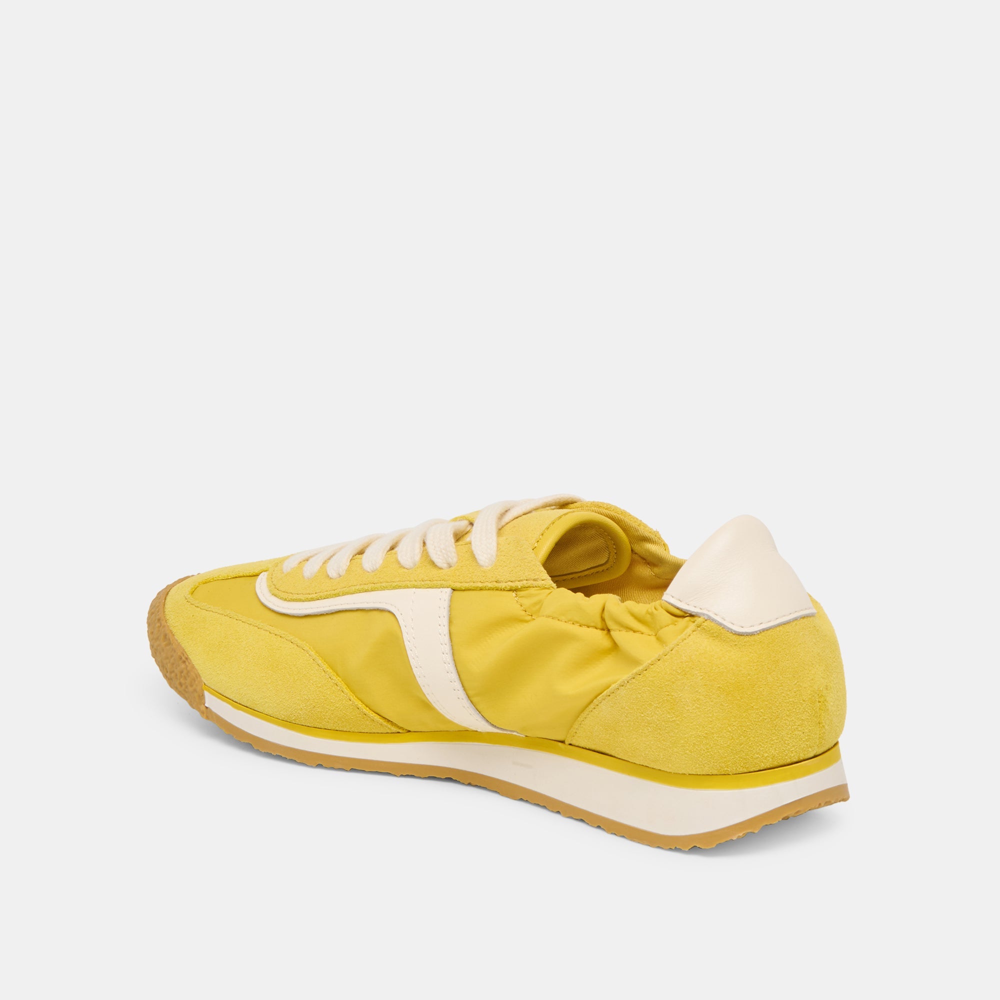 Sariya Yellow Nylon Sneakers / Dolce Vita
