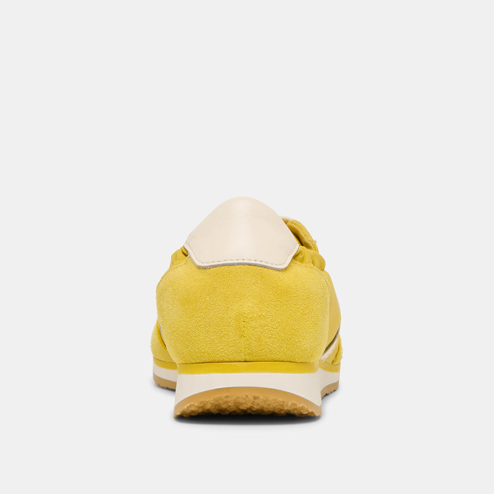 Sariya Yellow Nylon Sneakers / Dolce Vita