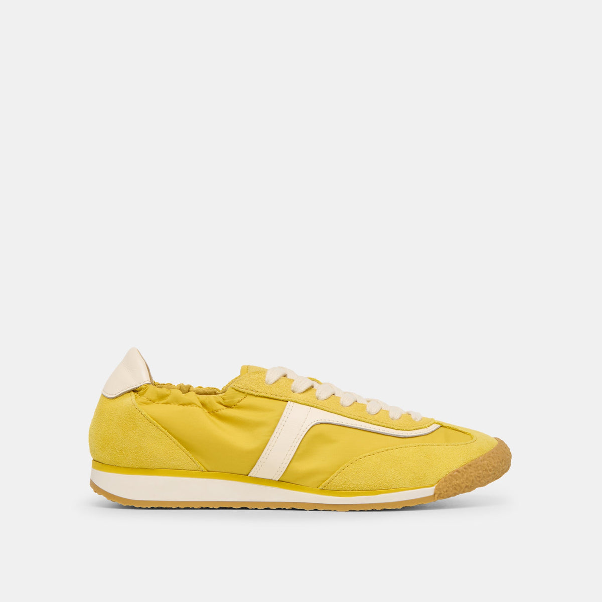Sariya Yellow Nylon Sneakers / Dolce Vita