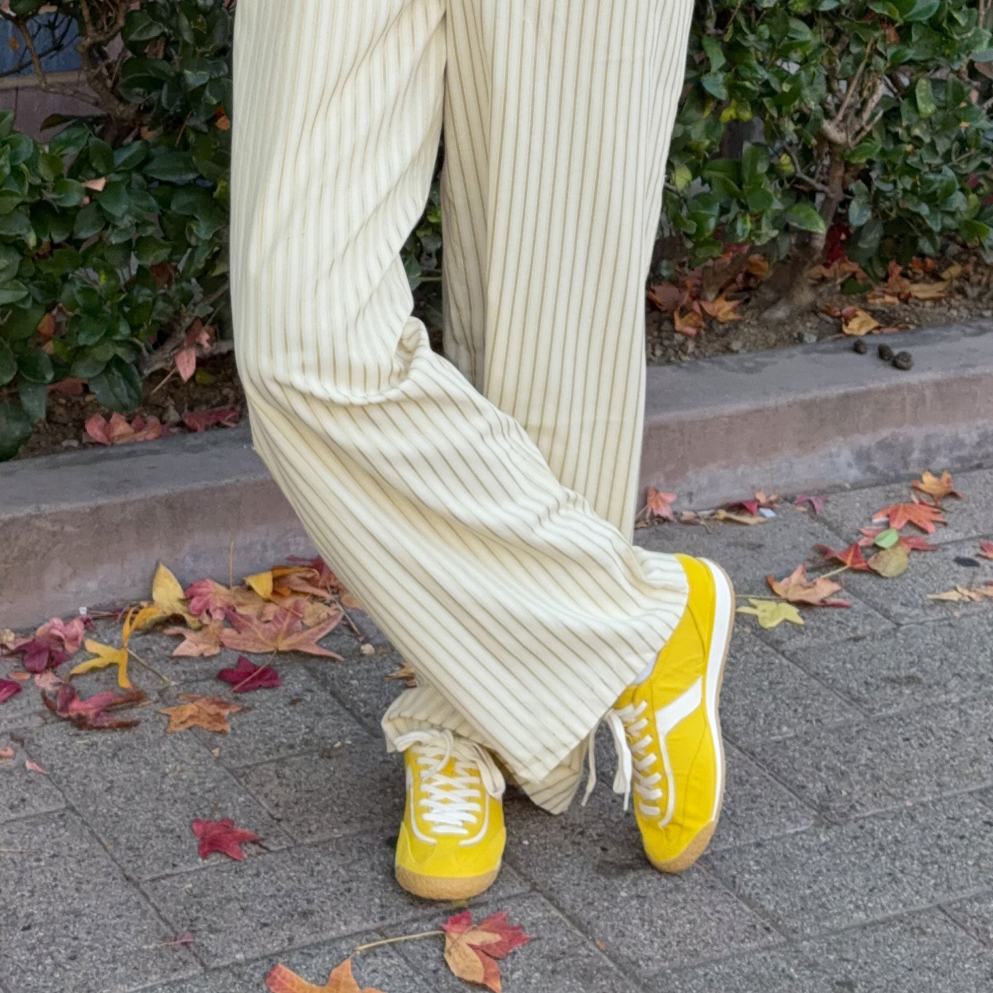 Sariya Yellow Nylon Sneakers / Dolce Vita