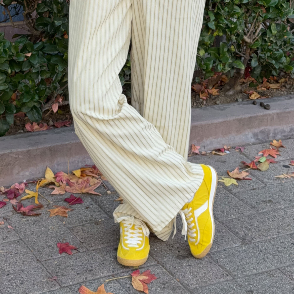 Sariya Yellow Nylon Sneakers / Dolce Vita