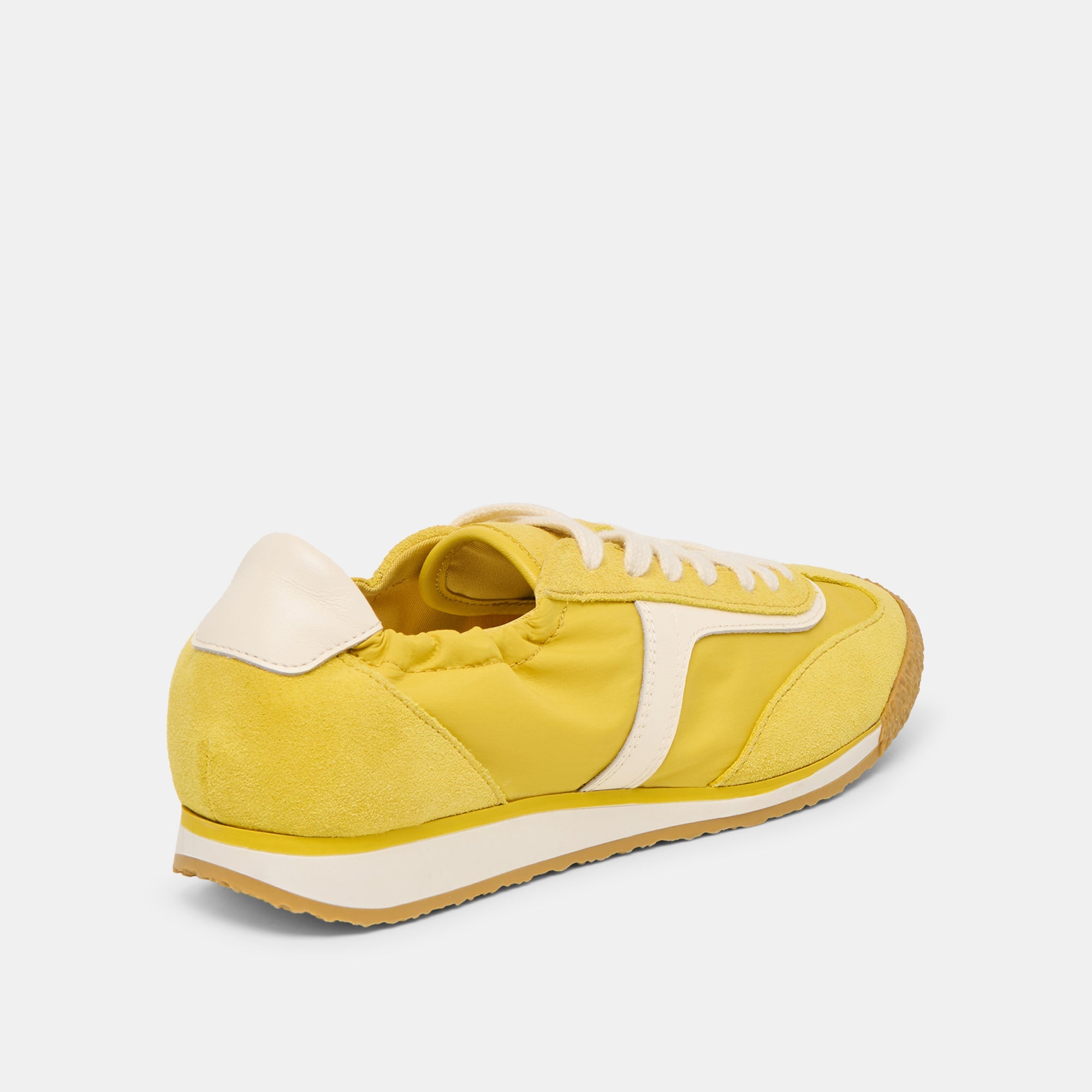 Sariya Yellow Nylon Sneakers / Dolce Vita