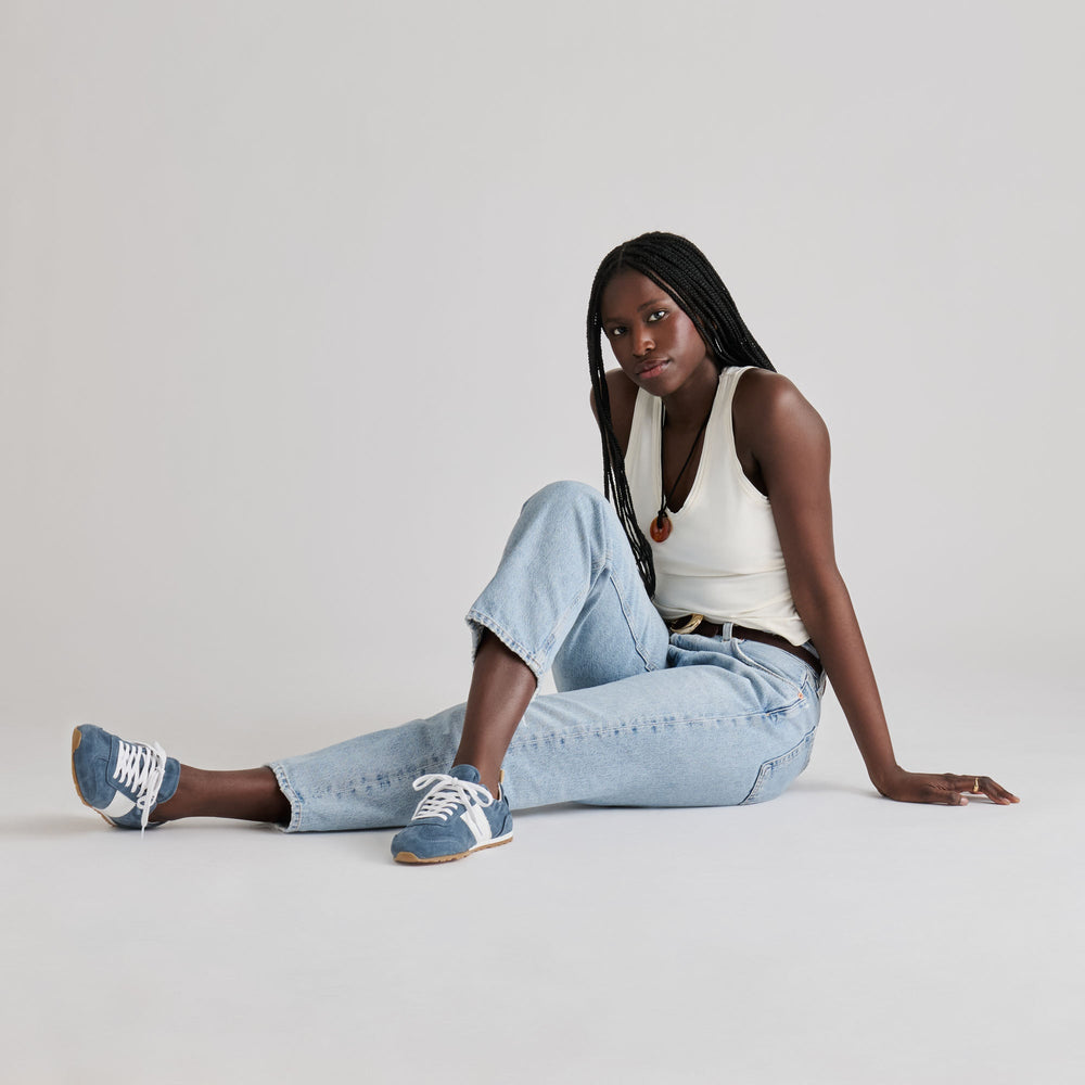 Shyla Blue Suede Sneakers / Dolce Vita