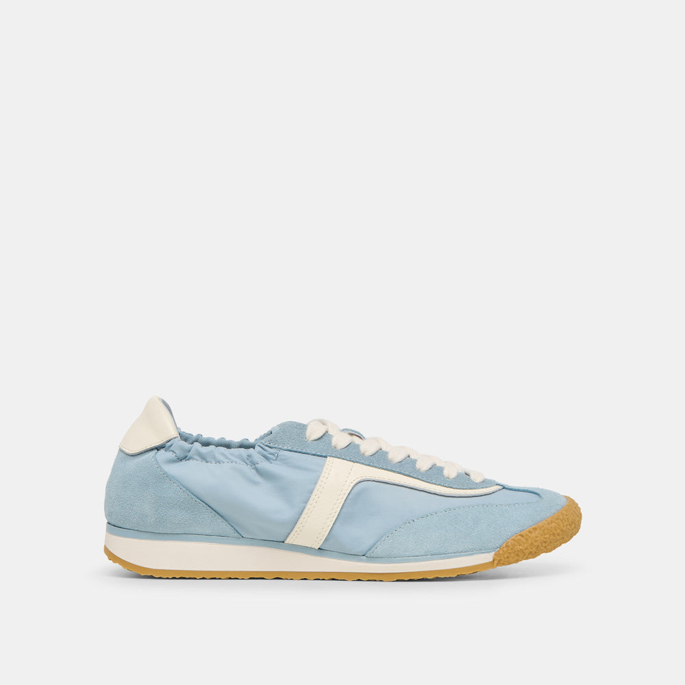 Sariya Lt Blue Nylon Sneakers / Dolce Vita
