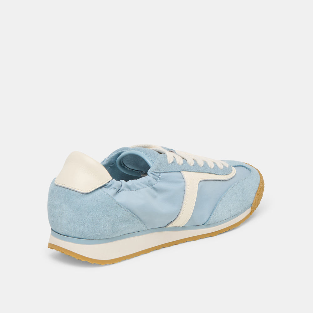 Sariya Lt Blue Nylon Sneakers / Dolce Vita