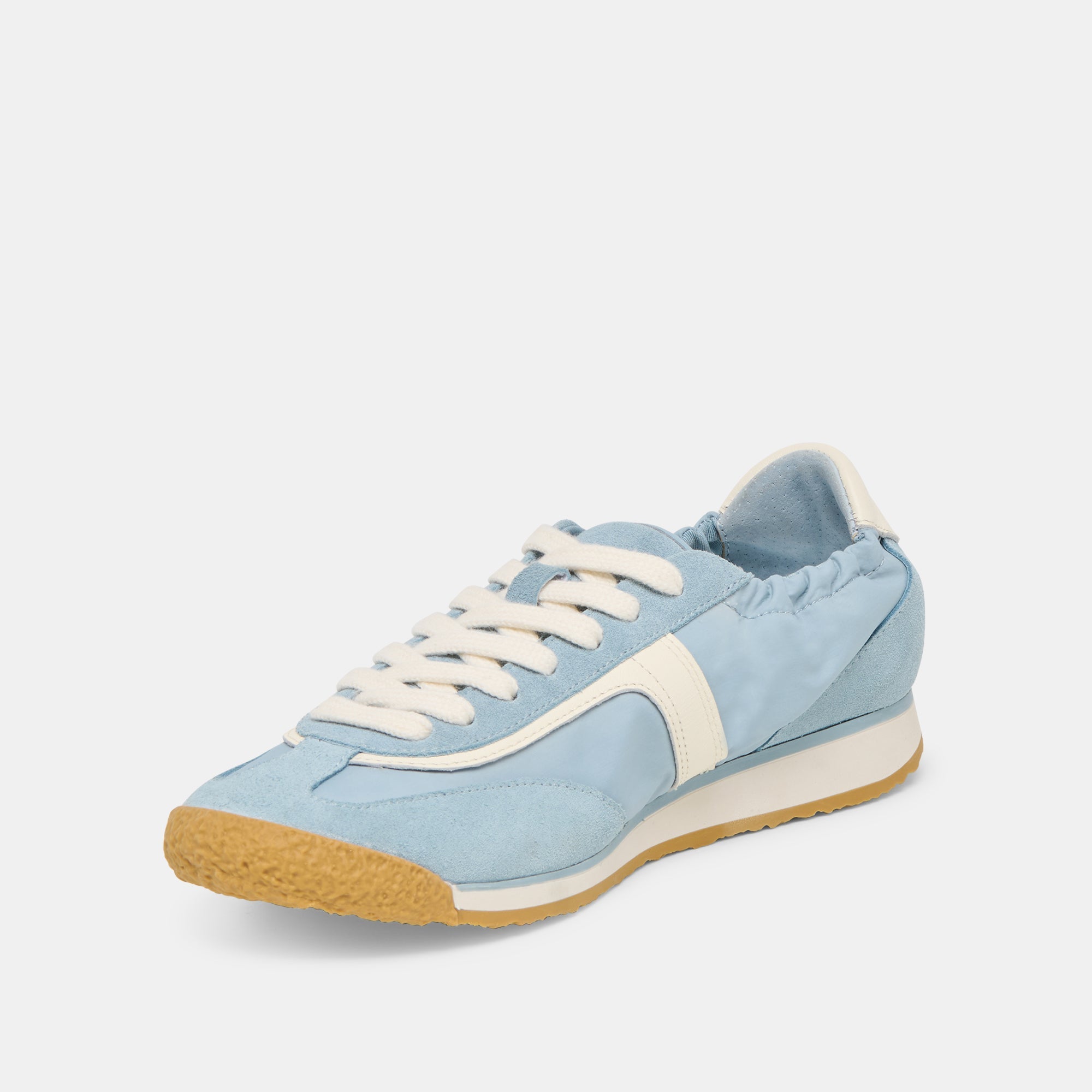 Sariya Lt Blue Nylon Sneakers / Dolce Vita