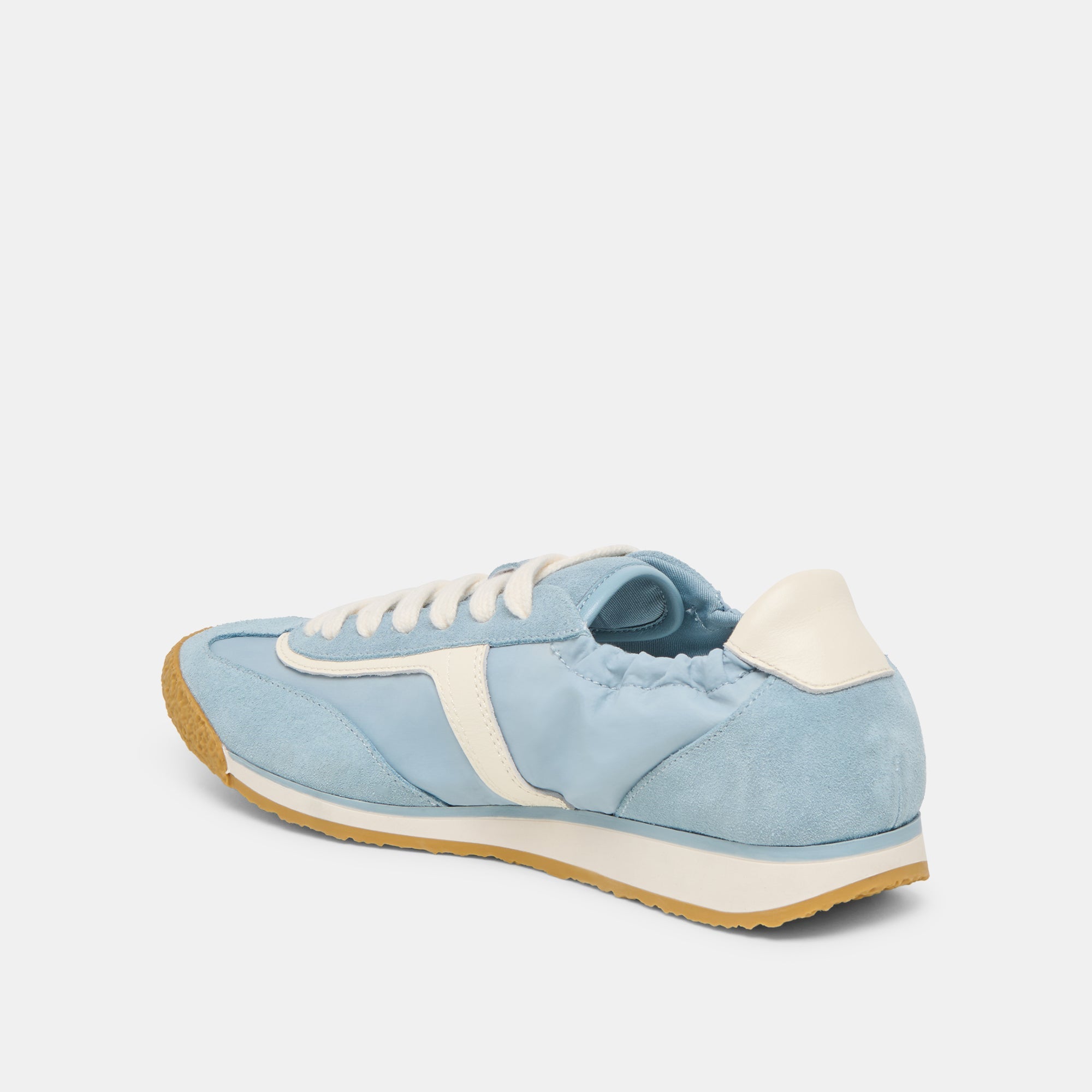 Sariya Lt Blue Nylon Sneakers / Dolce Vita