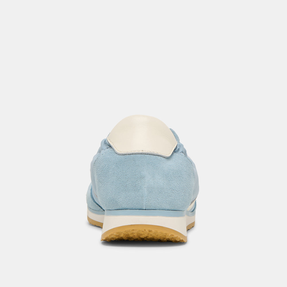 Sariya Lt Blue Nylon Sneakers / Dolce Vita