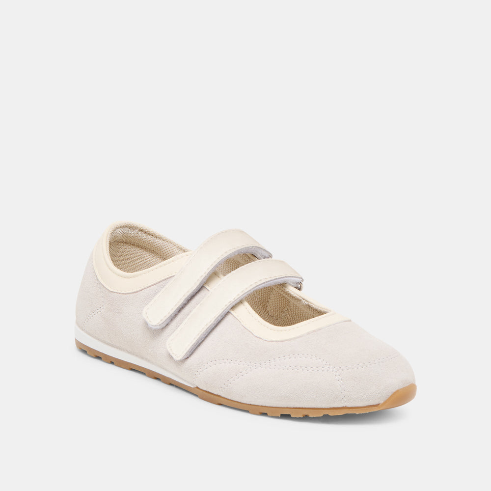 Swan Taupe Suede Sneakers / Dolce Vita