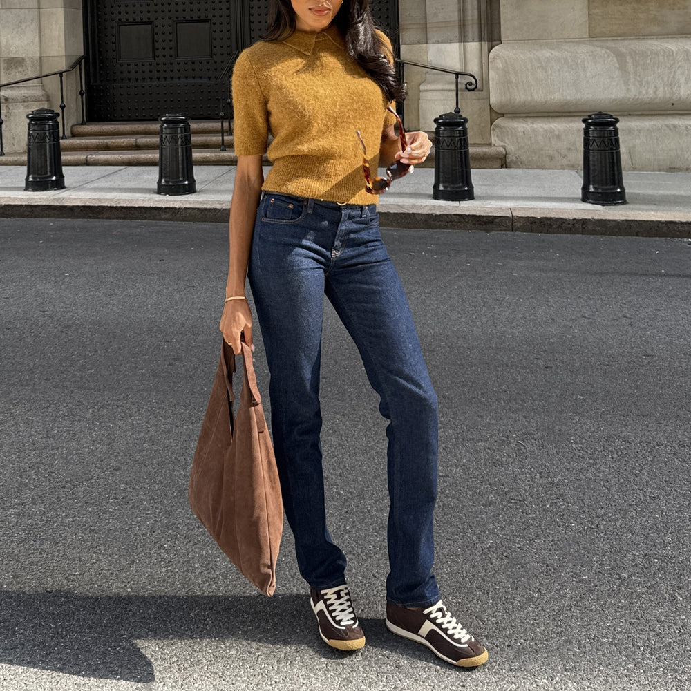 Sariya Dk Brown Nylon Sneakers / Dolce Vita