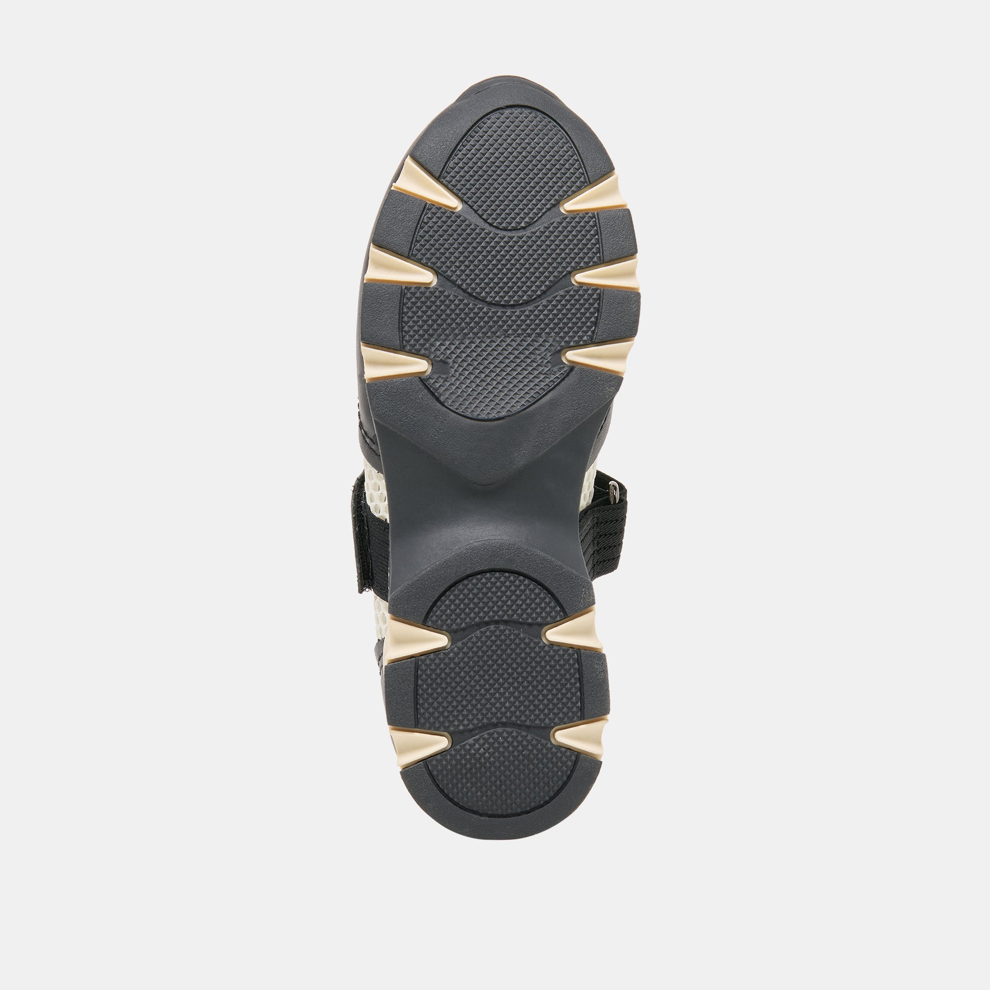 Seline White Black Mesh Sneakers / Dolce Vita