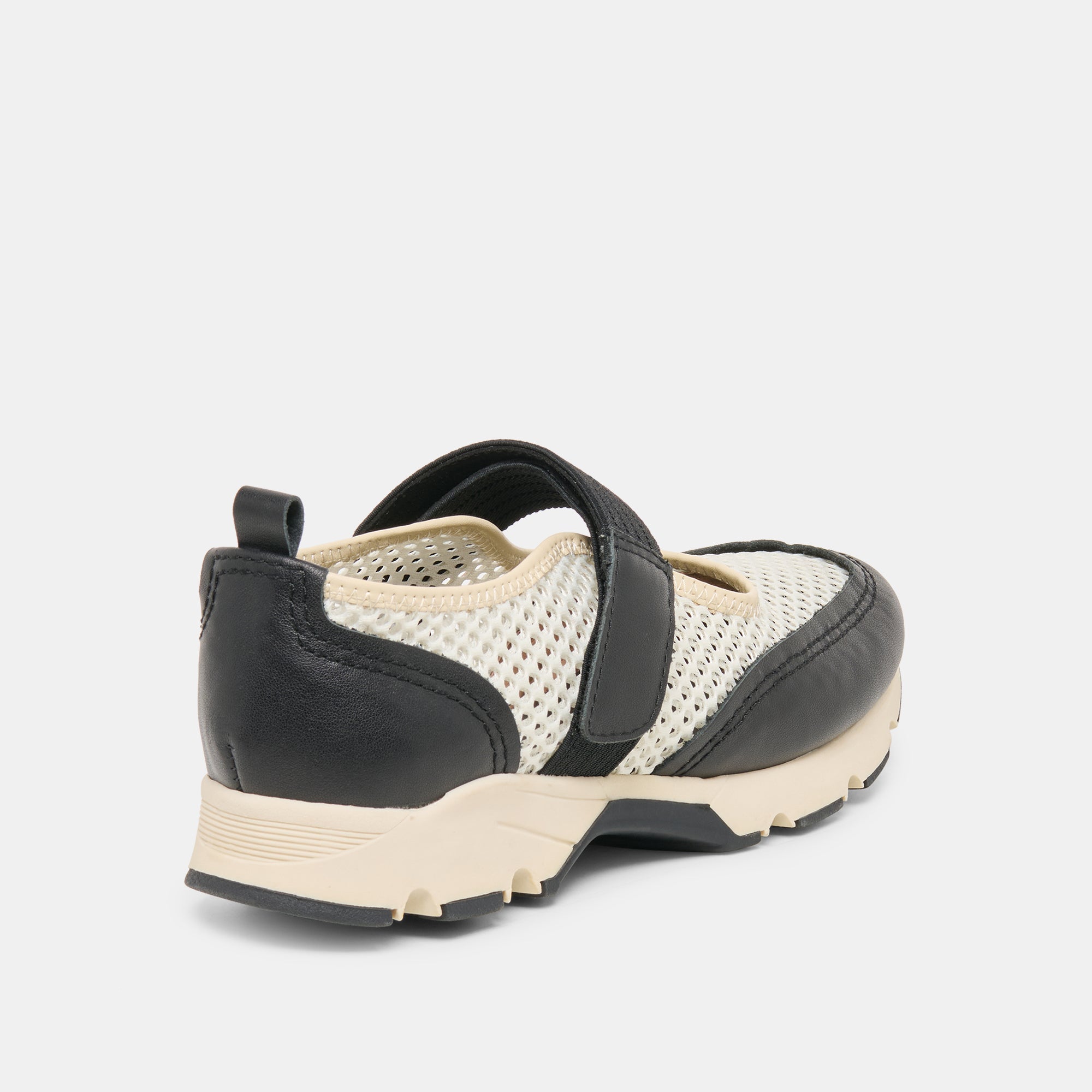 Seline White Black Mesh Sneakers / Dolce Vita