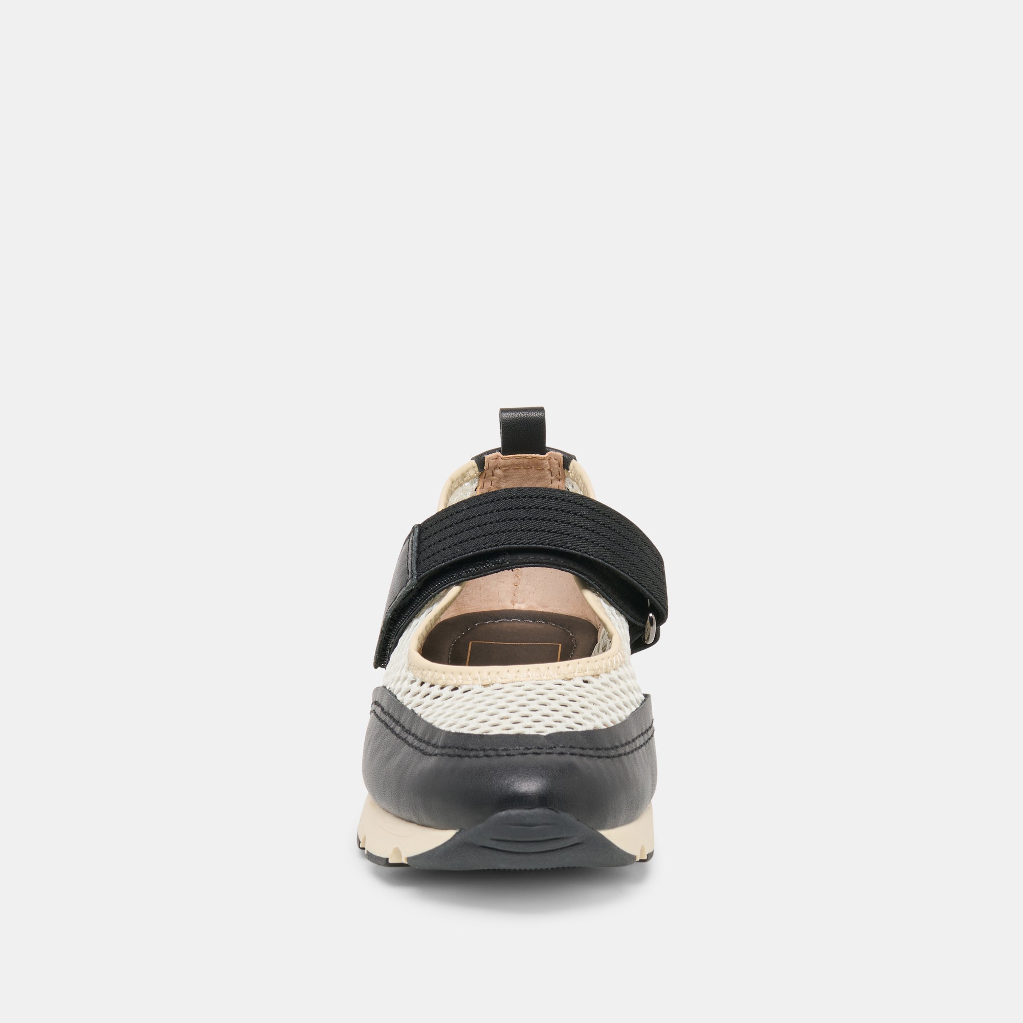 Seline White Black Mesh Sneakers / Dolce Vita