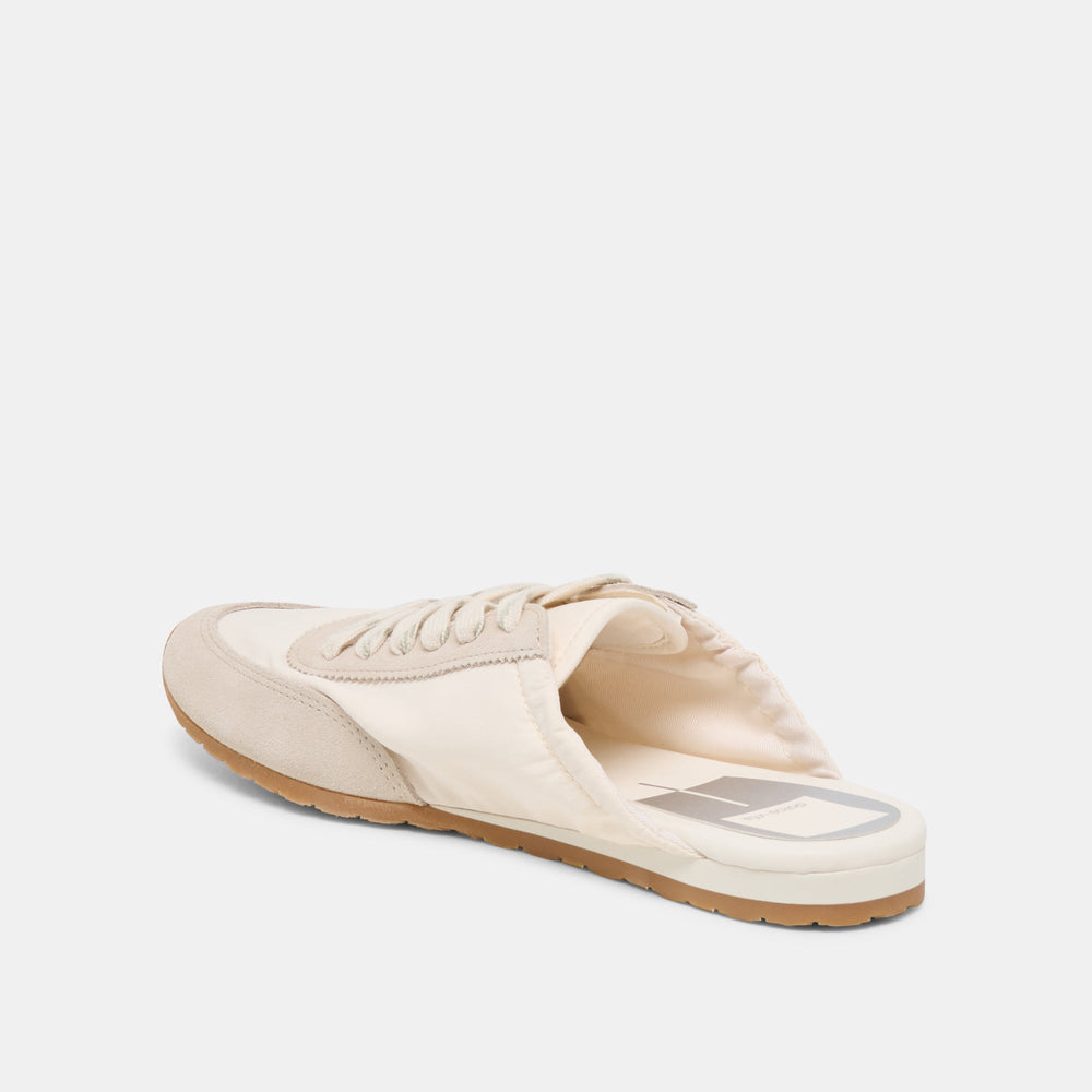 Daris White Nylon Sneakers / Dolce Vita