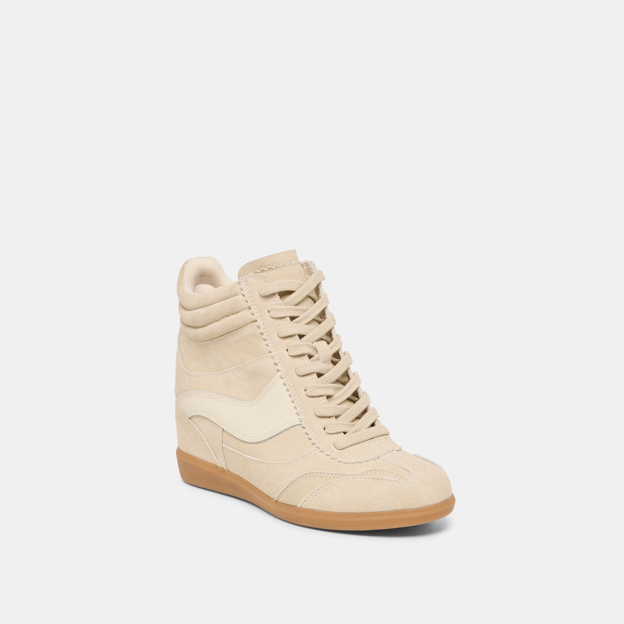 Issac Oatmeal Suede Sneakers / Dolce Vita