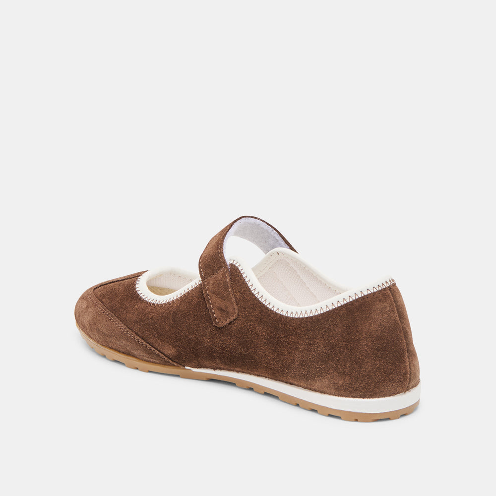 Sofya Dk Brown Suede Sneakers / Dolce Vita