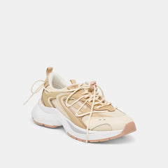 Selmar Off White Leather Sneakers / Dolce Vita