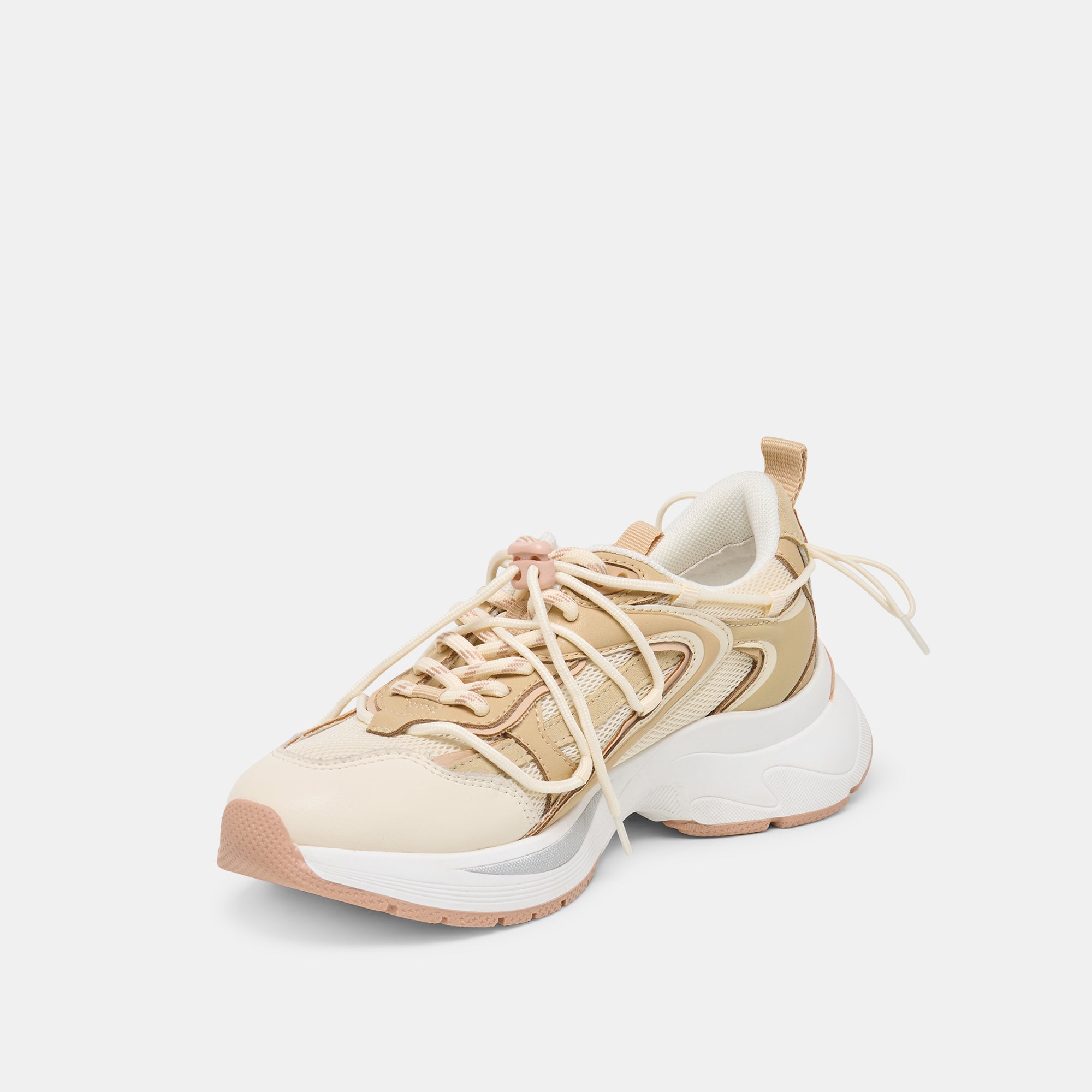 Selmar Off White Leather Sneakers / Dolce Vita