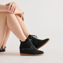 Issac Onyx Suede Sneakers / Dolce Vita