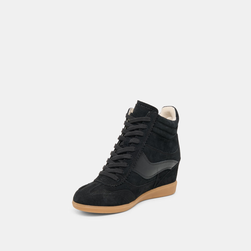 Issac Onyx Suede Sneakers / Dolce Vita