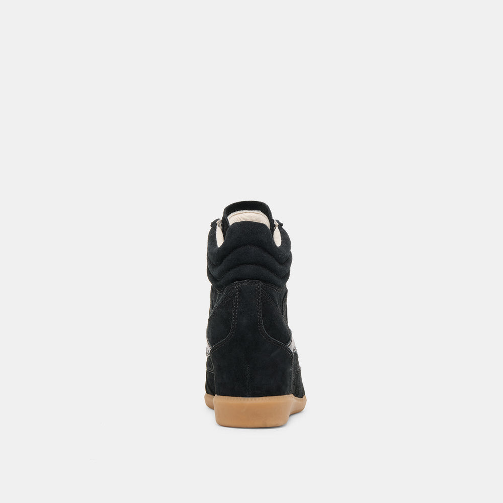 Issac Onyx Suede Sneakers / Dolce Vita
