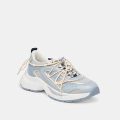 Selmar Blue Multi Leather Sneakers / Dolce Vita