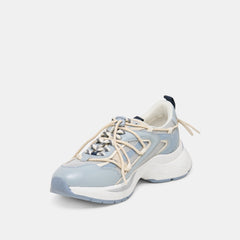 Selmar Blue Multi Leather Sneakers / Dolce Vita