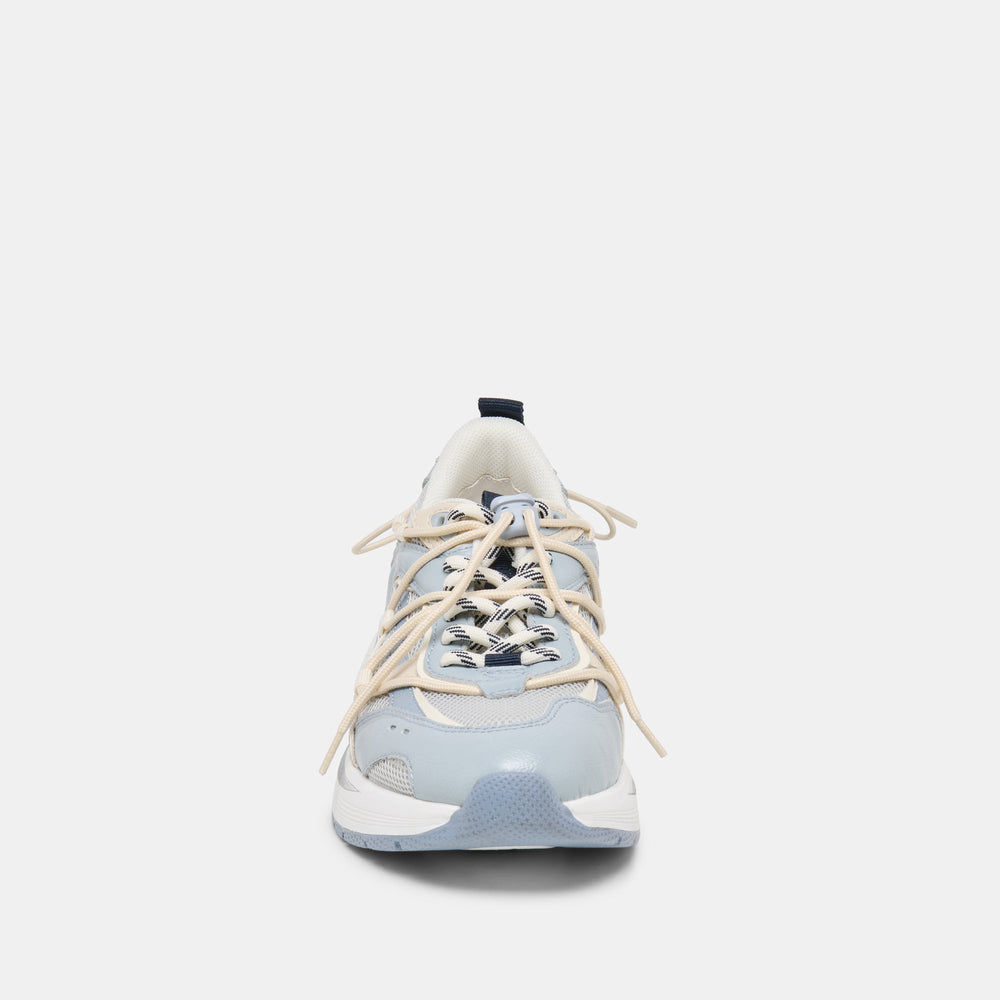 Selmar Blue Multi Leather Sneakers / Dolce Vita