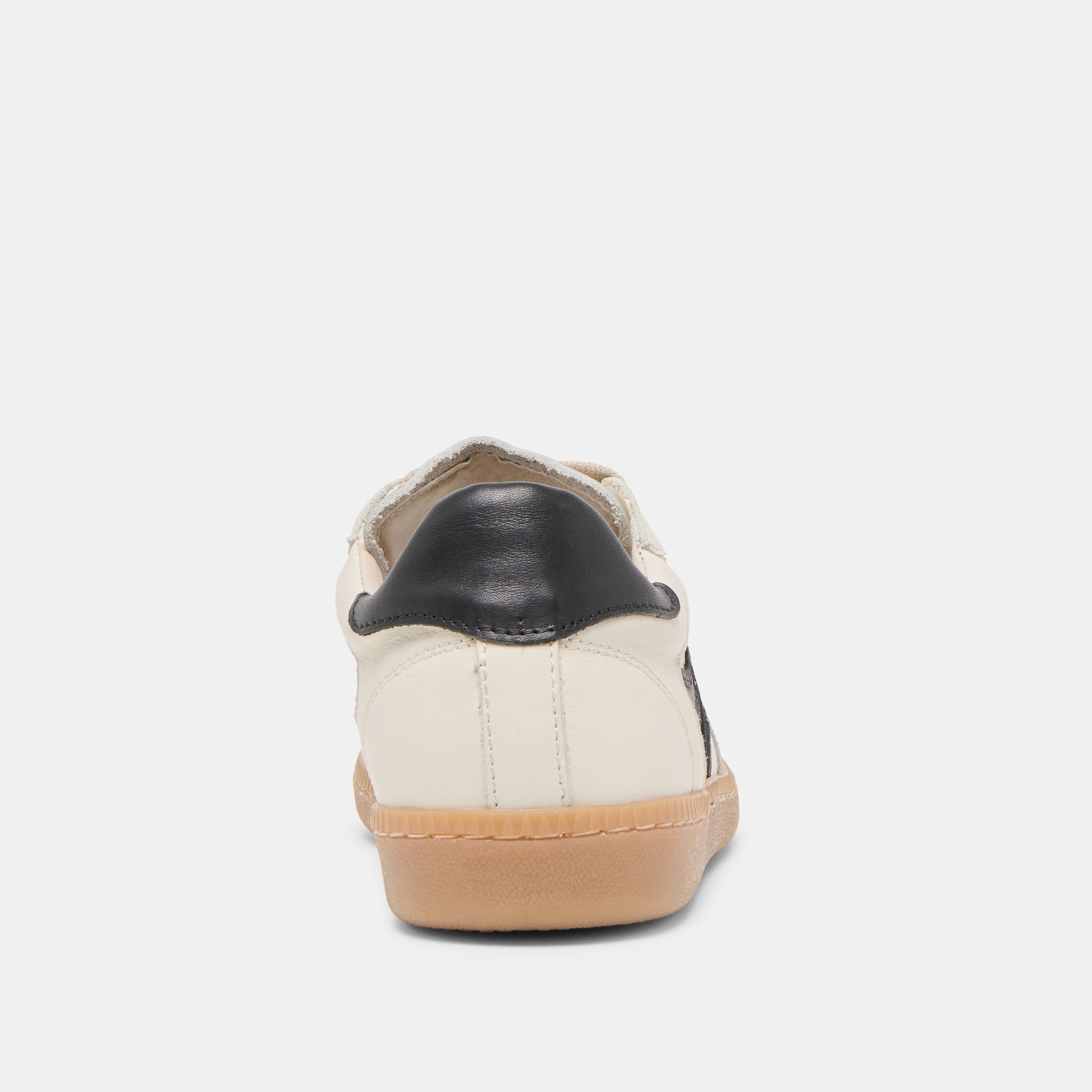 Rebel White Black Leather Sneakers / Dolce Vita