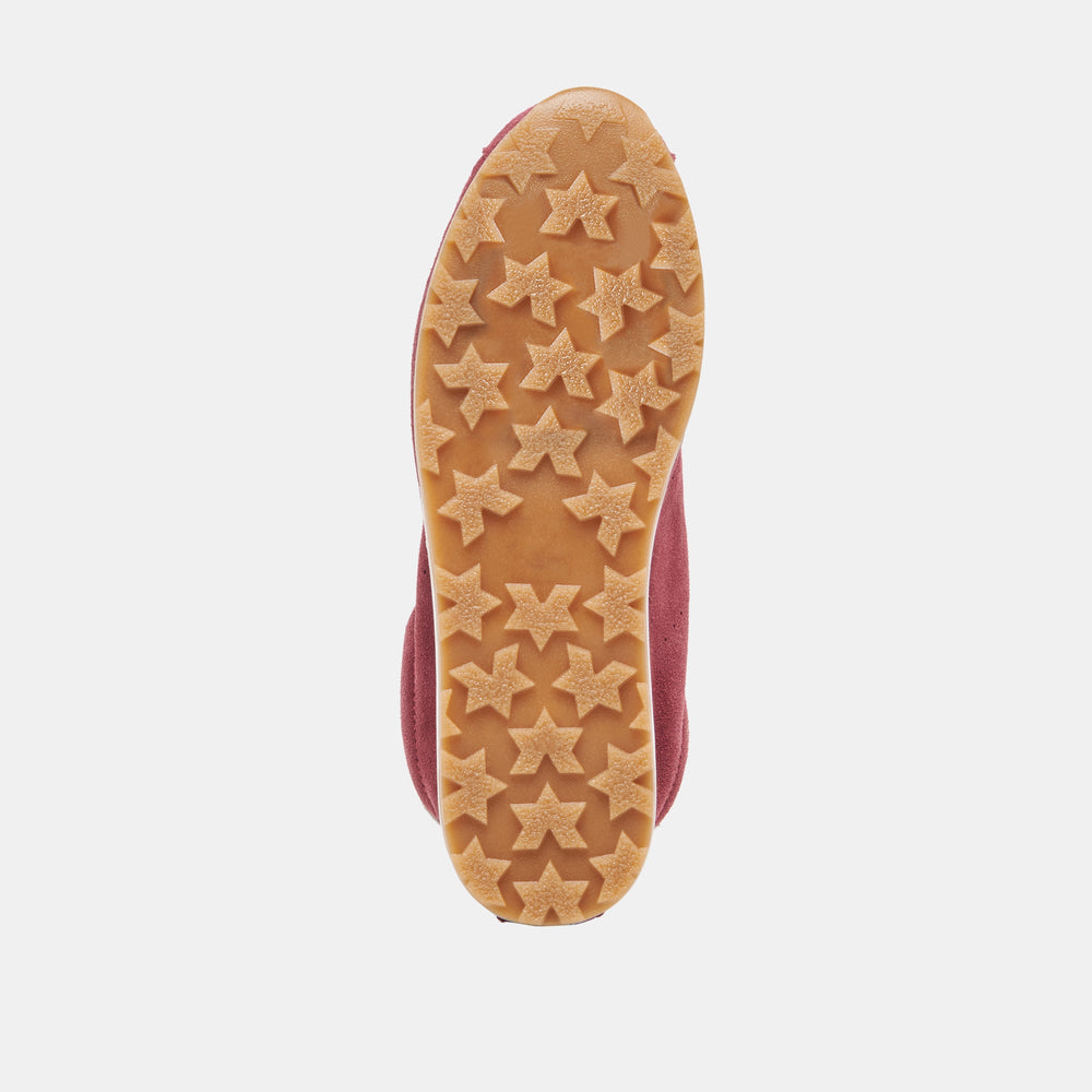 Serina Burgundy Suede Sneakers / Dolce Vita