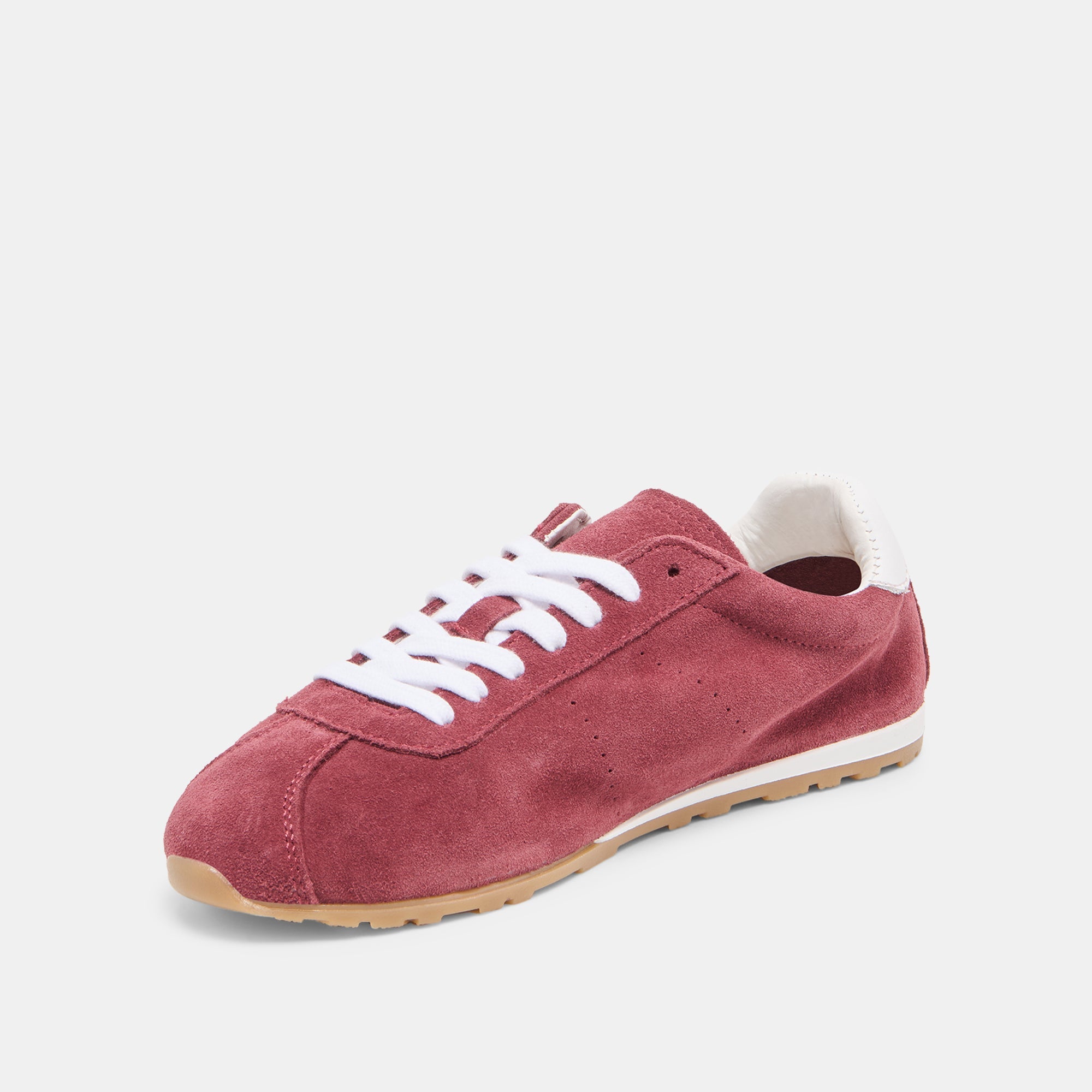 Serina Burgundy Suede Sneakers / Dolce Vita