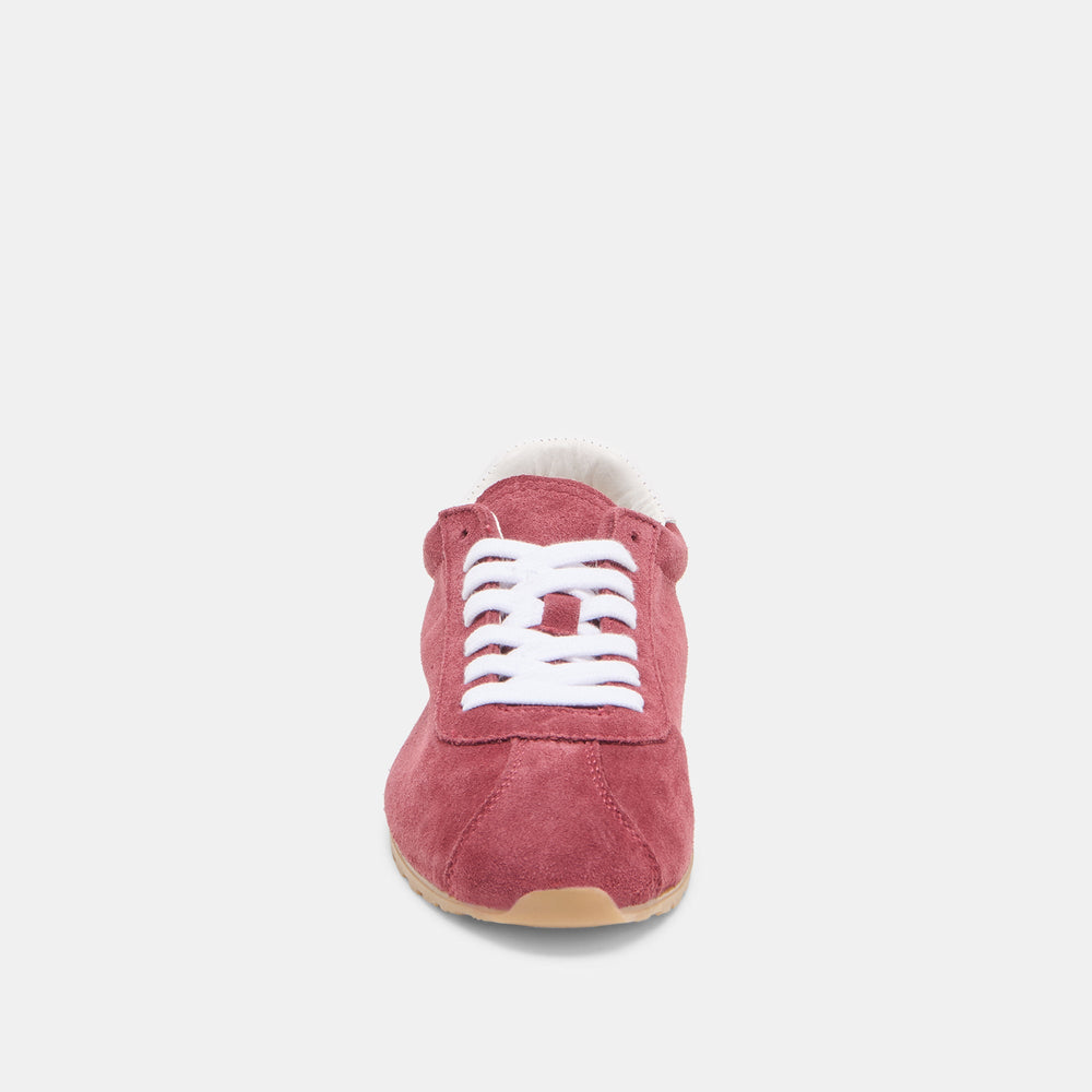 Serina Burgundy Suede Sneakers / Dolce Vita