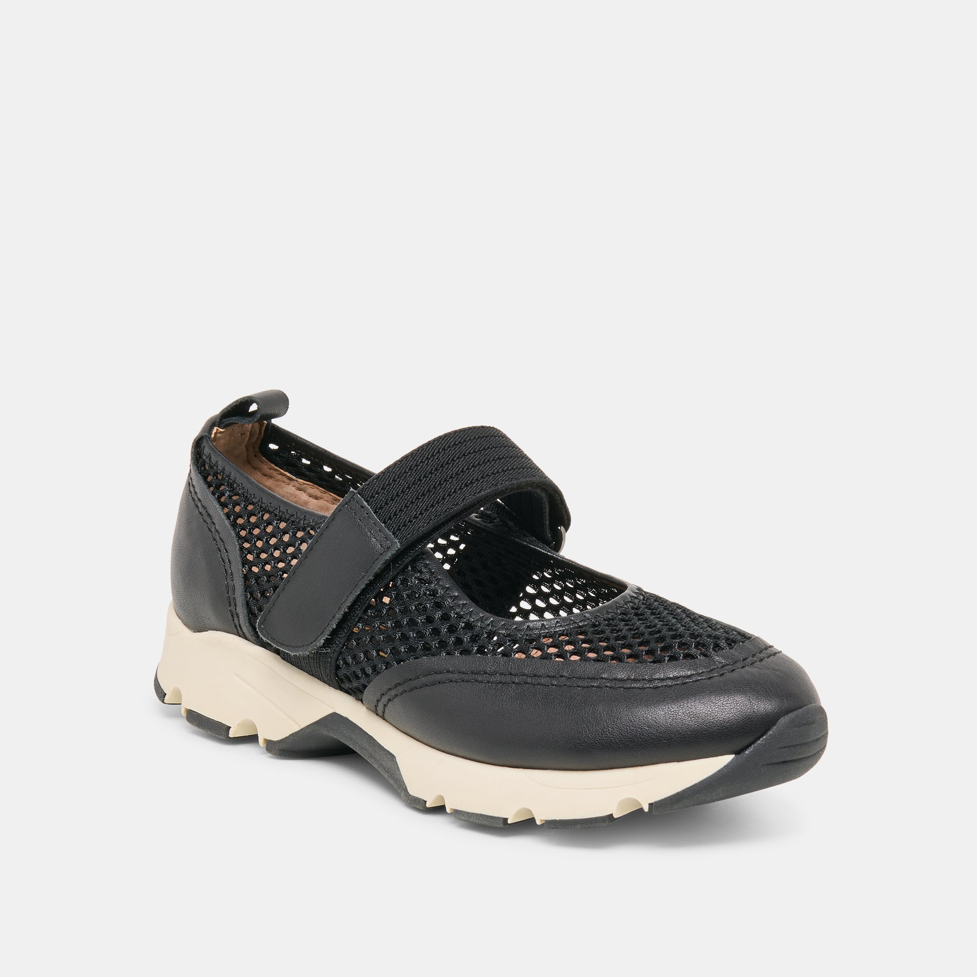 Seline Black Mesh Sneakers / Dolce Vita