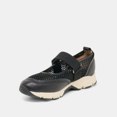 Seline Black Mesh Sneakers / Dolce Vita