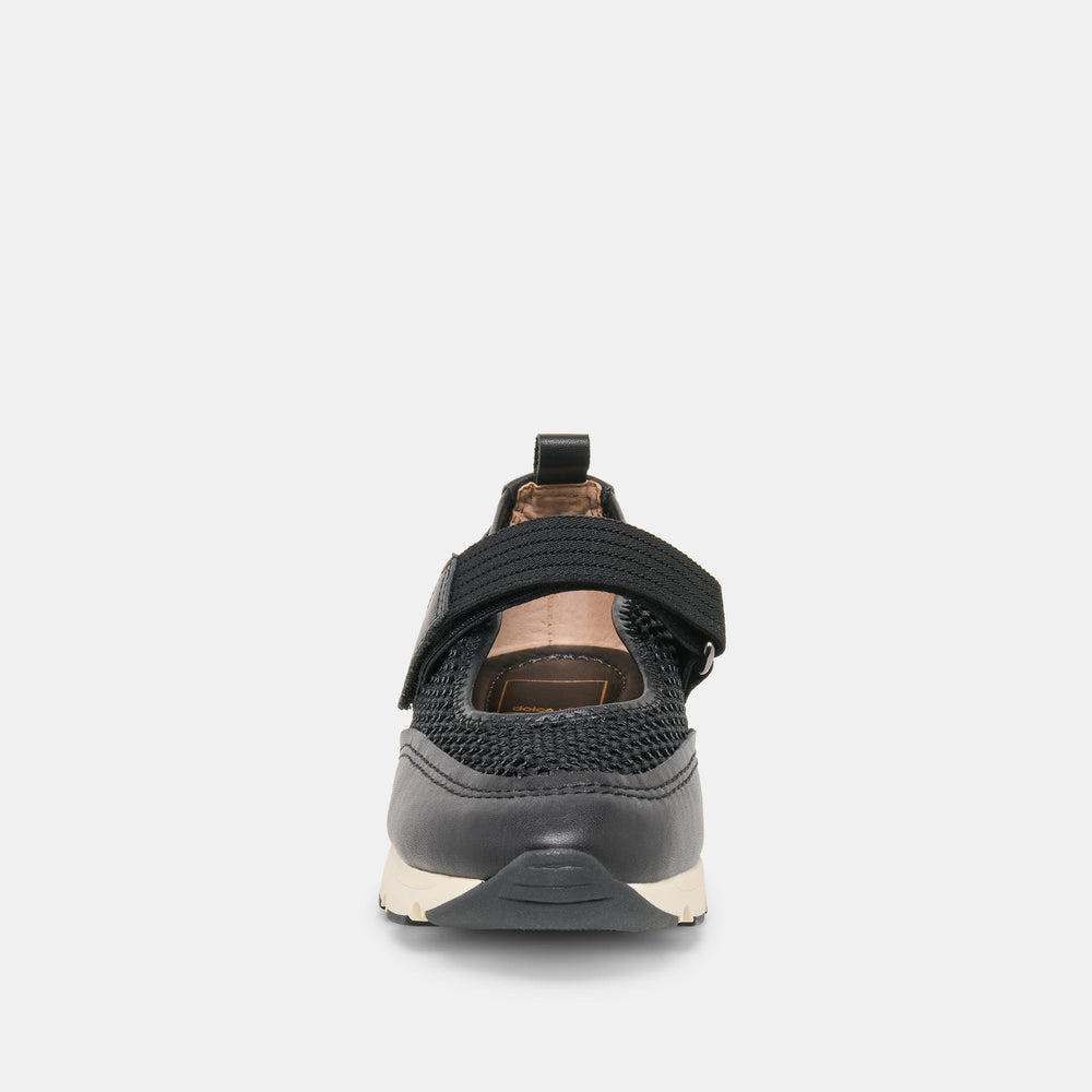 Seline Black Mesh Sneakers / Dolce Vita