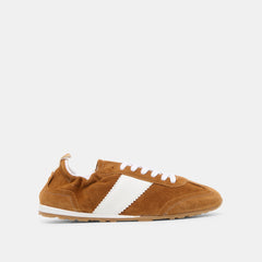 Shyla Cognac Suede Sneakers / Dolce Vita