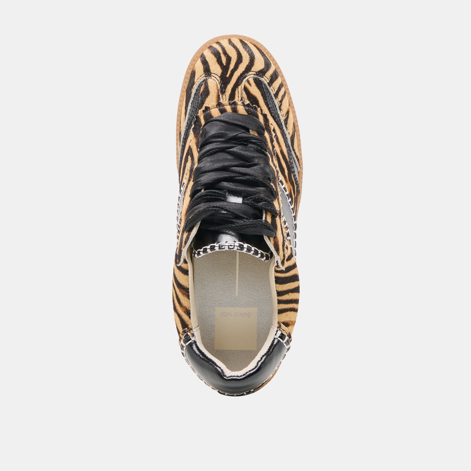 Notice Stitch Tiger Calf Hair Sneakers / Dolce Vita